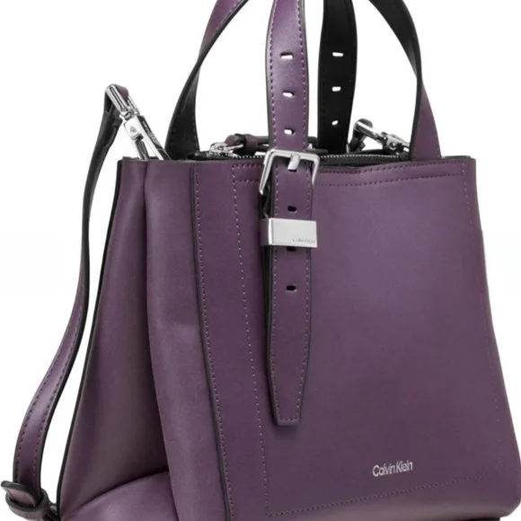 Calvin Klein Deep Purple Tote Bag - Picture 3 of 4